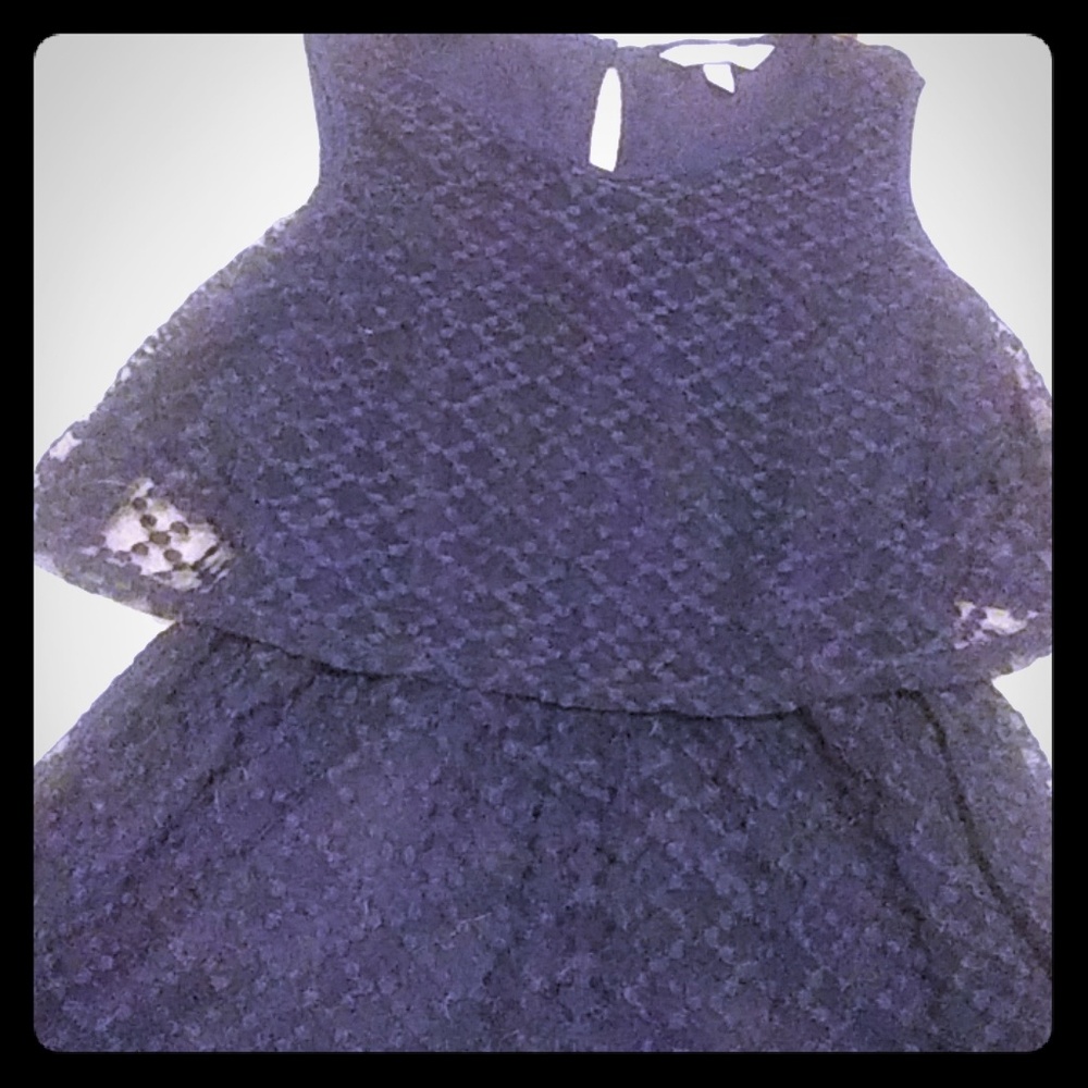 Speechless Navy Blue polyester dress